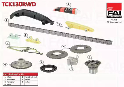 Комплект цепи FAI AUTOPARTS TCK130RWD
