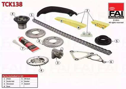 Комплект цепи FAI AUTOPARTS TCK138