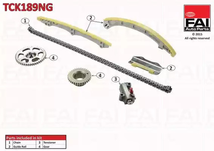 Комплект цепи грм (без прокладки) FAI AUTOPARTS TCK189NG