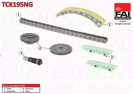 Комплект цели привода распредвала FAI AUTOPARTS TCK195NG