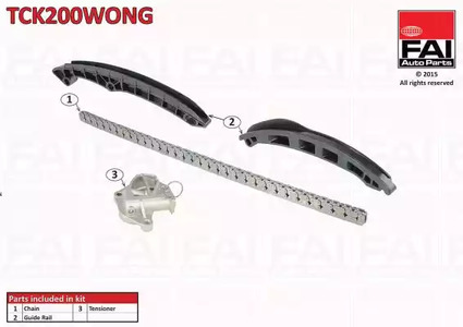 Комплект цели привода распредвала FAI AUTOPARTS TCK200WONG