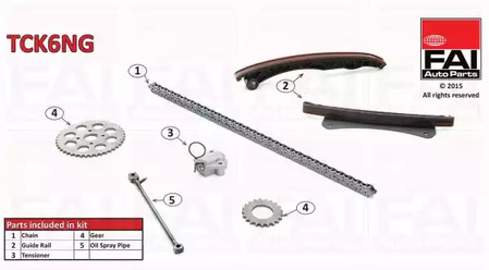 Комплект цели привода распредвала FAI AUTOPARTS TCK6NG