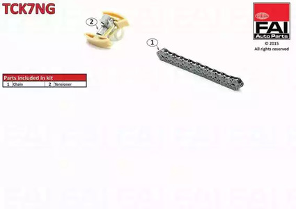 Комплект цели привода распредвала FAI AUTOPARTS TCK7NG