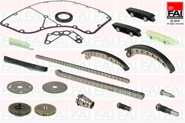 Комплект цепи грм FAI AUTOPARTS TCK194LC