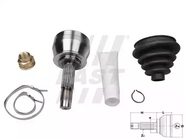 Шрус FAST FT25076K