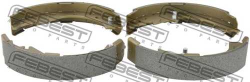 0102-aca20r колодки тормозные барабанные FEBEST 0102-ACA20R