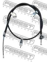 Трос ручного тормоза левый FEBEST 0199-PCACA30LH