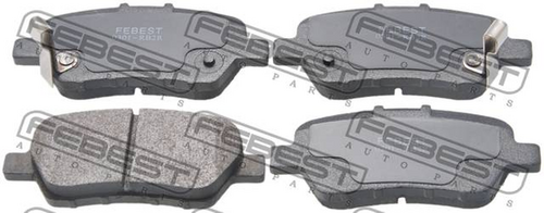 Колодки тормозные дисковые FEBEST 0301-RB2R