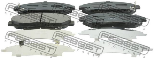 Тормозные колодки FEBEST 0301-YD2F