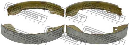 Тормозные колодки задние (барабанные) FEBEST 0502BFR