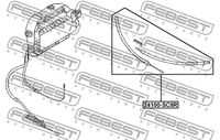 Трос ручного тормоза kit FEBEST 24100-SCIIR
