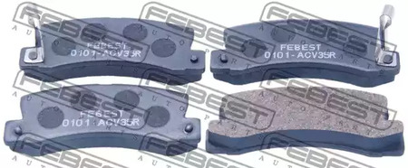 Колодки тормозные дисковые FEBEST 0101-ACV35R