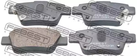 Колодка тормозная дисковая FEBEST 0101-GGH20R