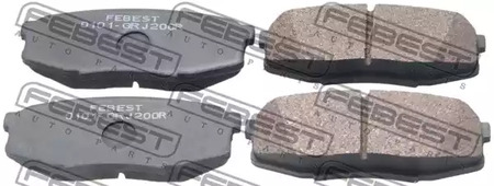 Колодка тормозная дисковая комплект FEBEST 0101-GRJ200R