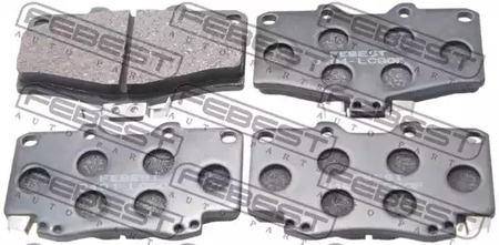 Колодка тормозная дисковая комплект FEBEST 0101-LC90F