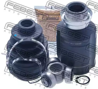 Шарнирный комплект приводной вал FEBEST 0411-CU204WD