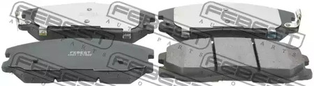 Колодка тормозная дисковая комплект FEBEST 1001-C100F