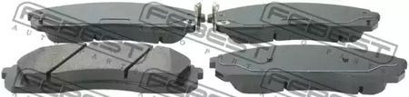 Комплект тормозных колодок дискового тормоза FEBEST 1201-H100F