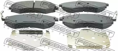 Комплект тормозных колодок дискового тормоза FEBEST 1401-REXIF