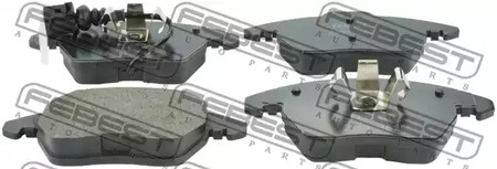 Комплект тормозных колодок дискового тормоза FEBEST 2301-362F
