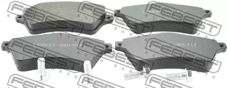 Колодки тормозные передние комплект FEBEST 2901-FLF