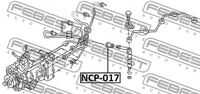 Втулка уплотнительная топливной форсунки FEBEST NCP-017