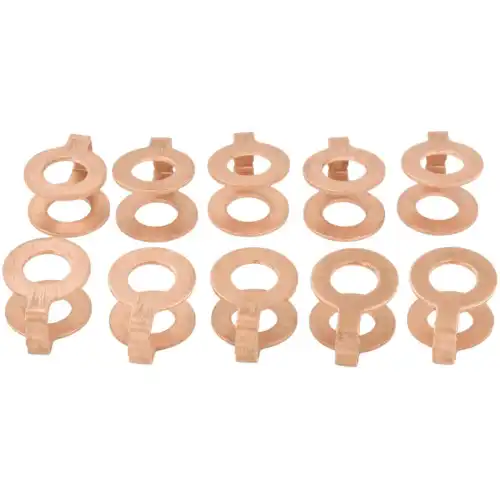 Ringfl-020-pcs10 кольца уплотнительные топливной форсунки к-кт 10шт. FEBEST RINGFL-020-PCS10