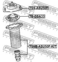 Пыльник амортизатора FEBEST TSHBASU50FKIT