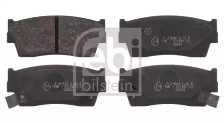 Комплект тормозных колодок дискового тормоза FEBI BILSTEIN 16656