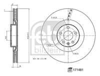 Тормозной диск FEBI BILSTEIN 171481
