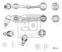 Рычаг FEBI BILSTEIN 185591