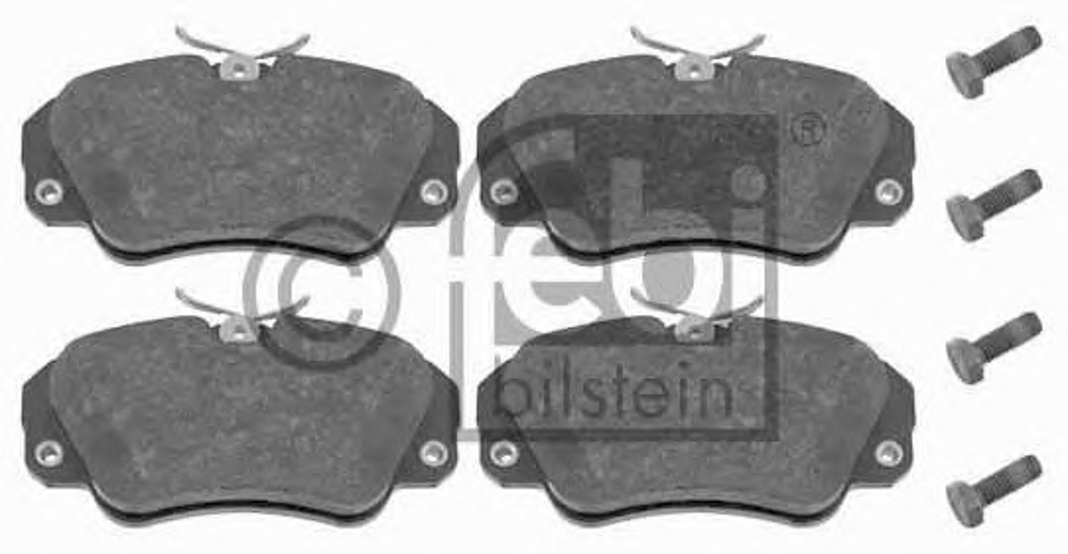 Комплект тормозных колодок дисковый тормоз FEBI BILSTEIN 16031