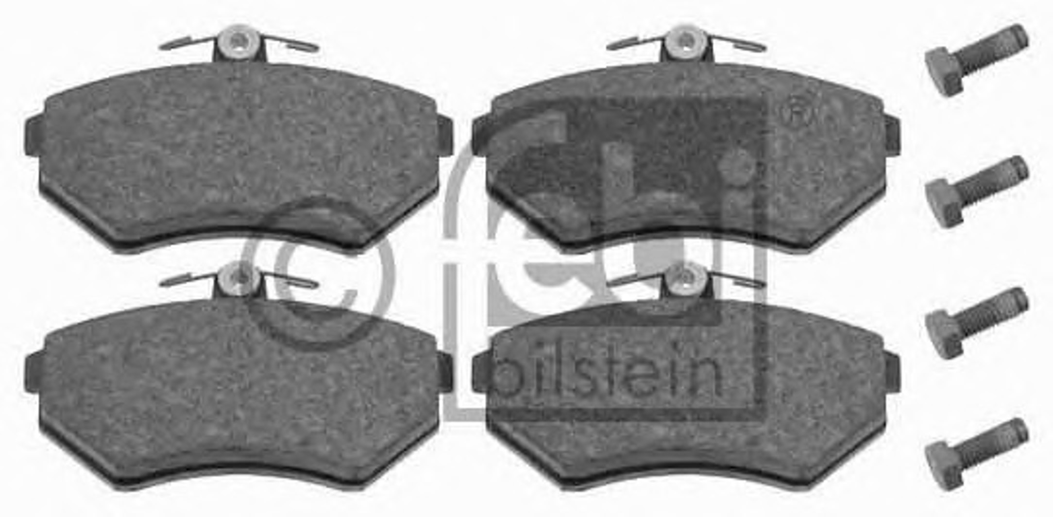 Комплект тормозных колодок дисковый тормоз FEBI BILSTEIN 16048