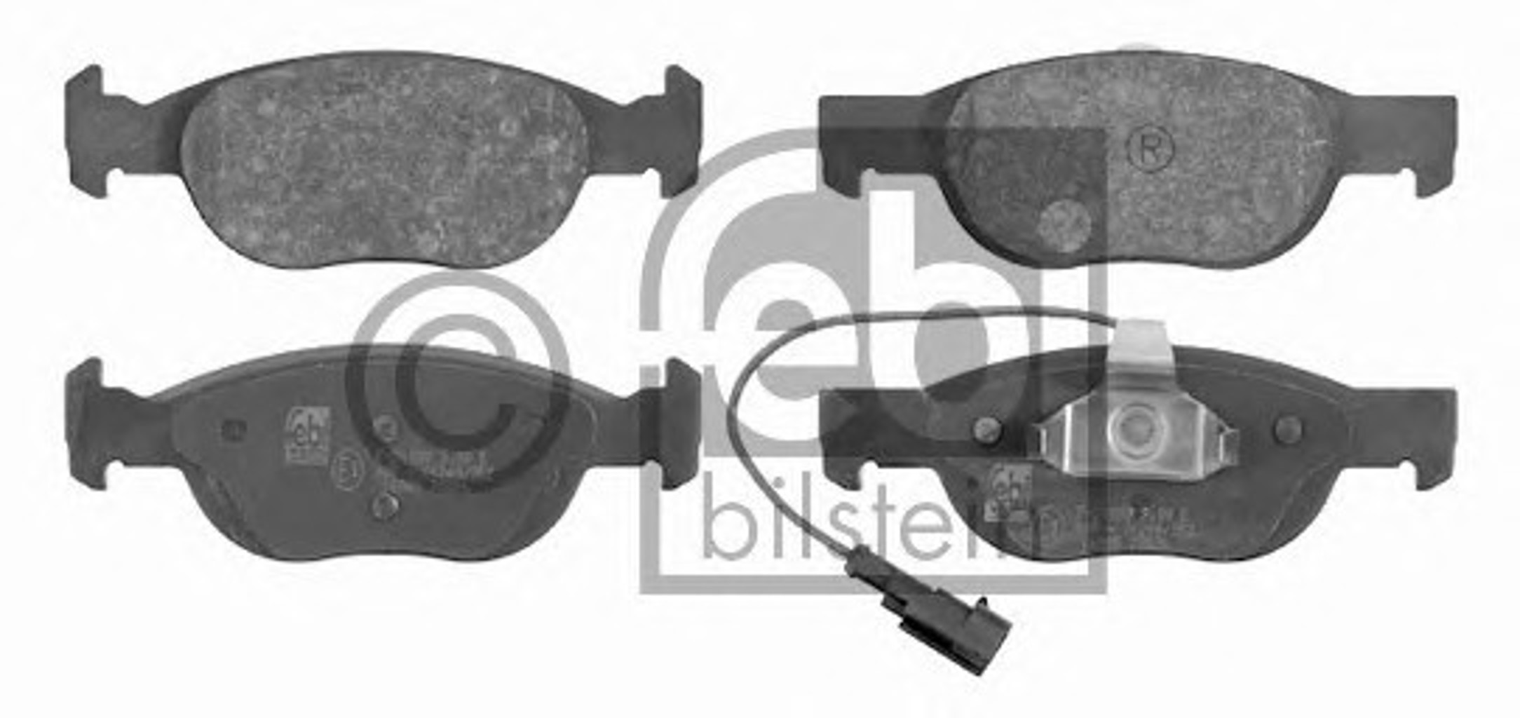 Комплект тормозных колодок дисковый тормоз FEBI BILSTEIN 16089