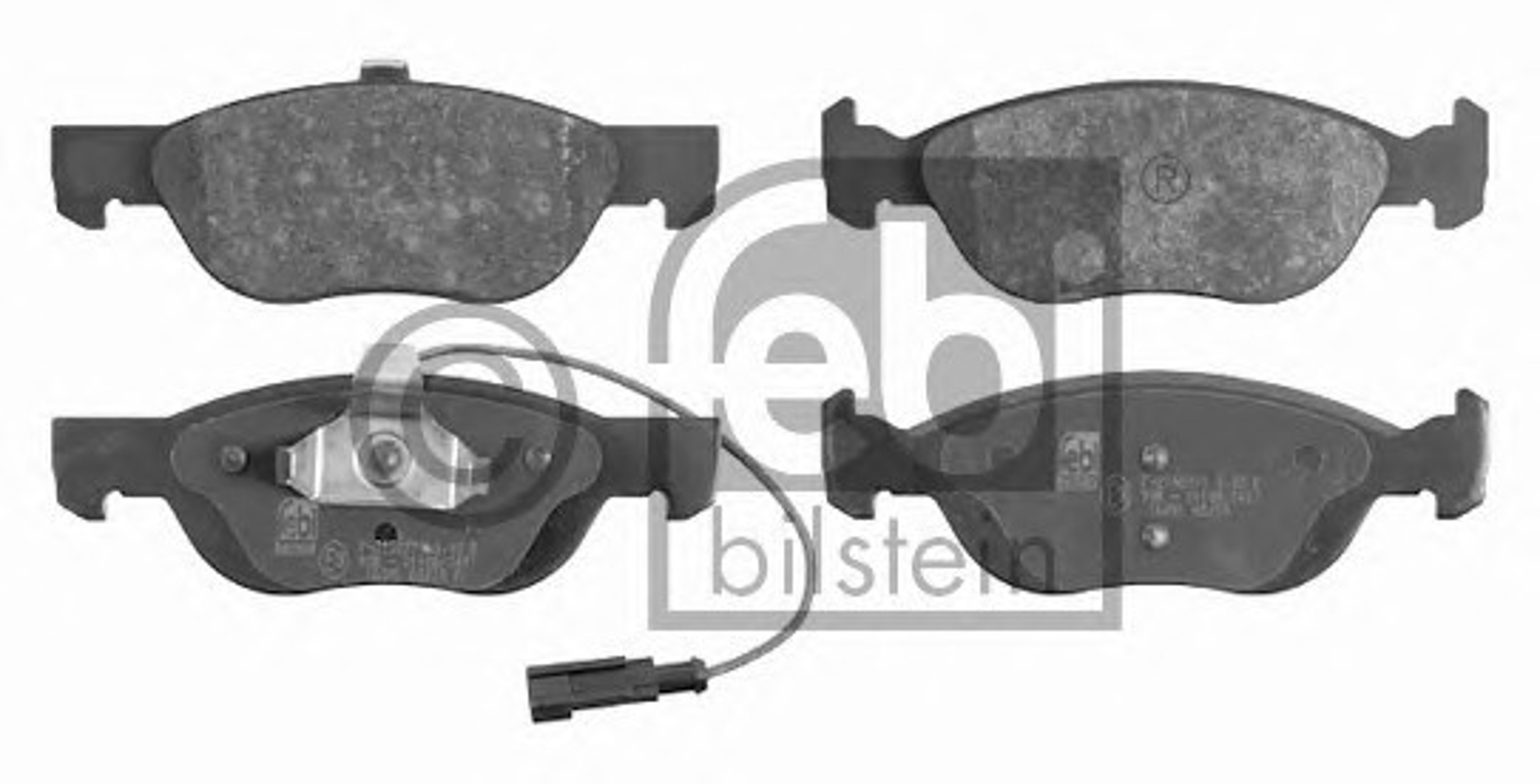 Комплект тормозных колодок дисковый тормоз FEBI BILSTEIN 16091