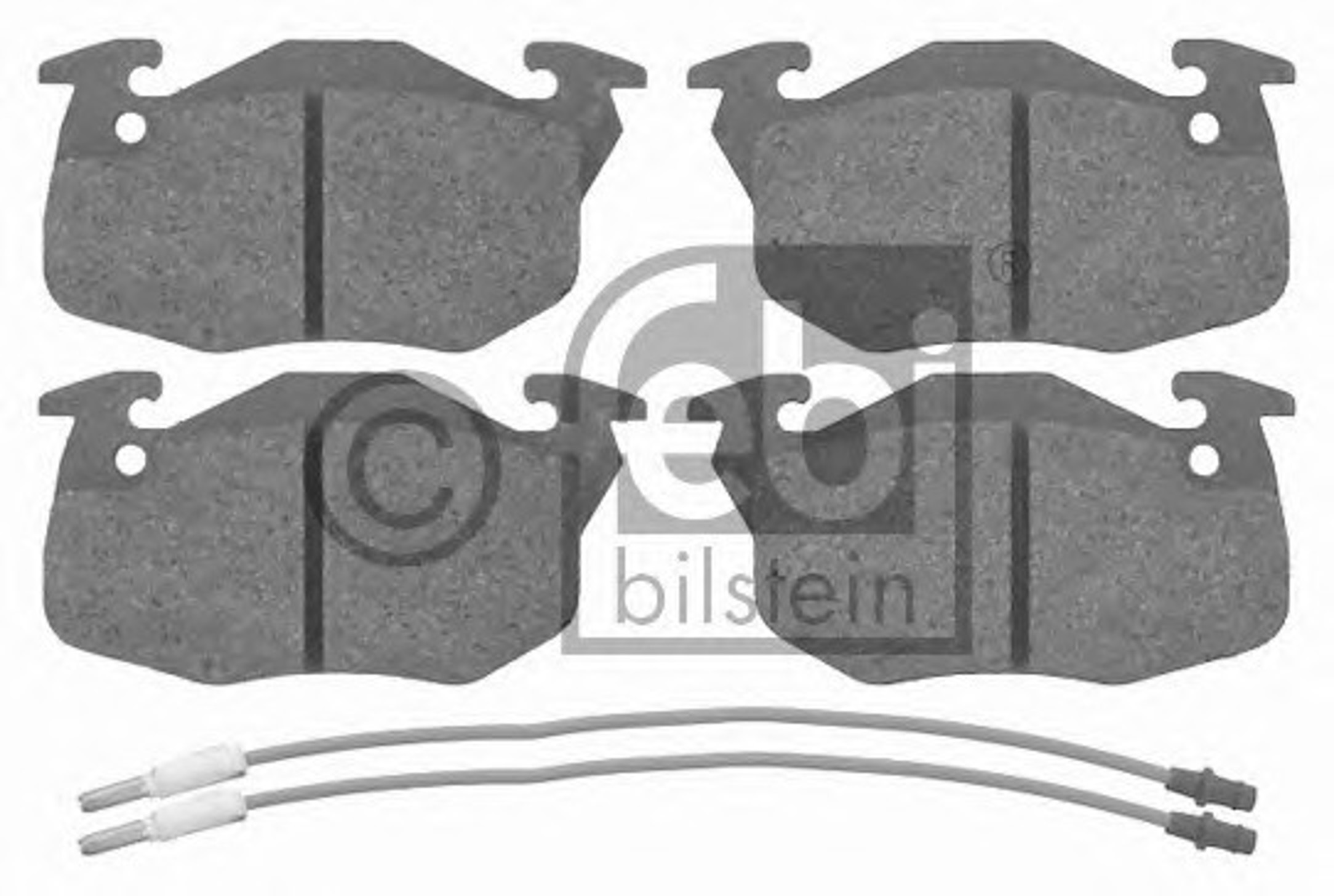 Комплект тормозных колодок дисковый тормоз FEBI BILSTEIN 16192