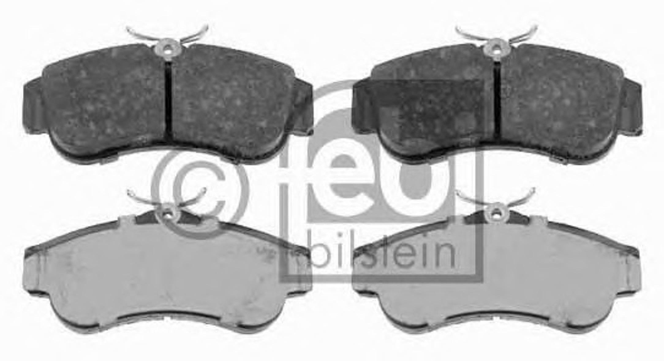 Комплект тормозных колодок дисковый тормоз FEBI BILSTEIN 16201