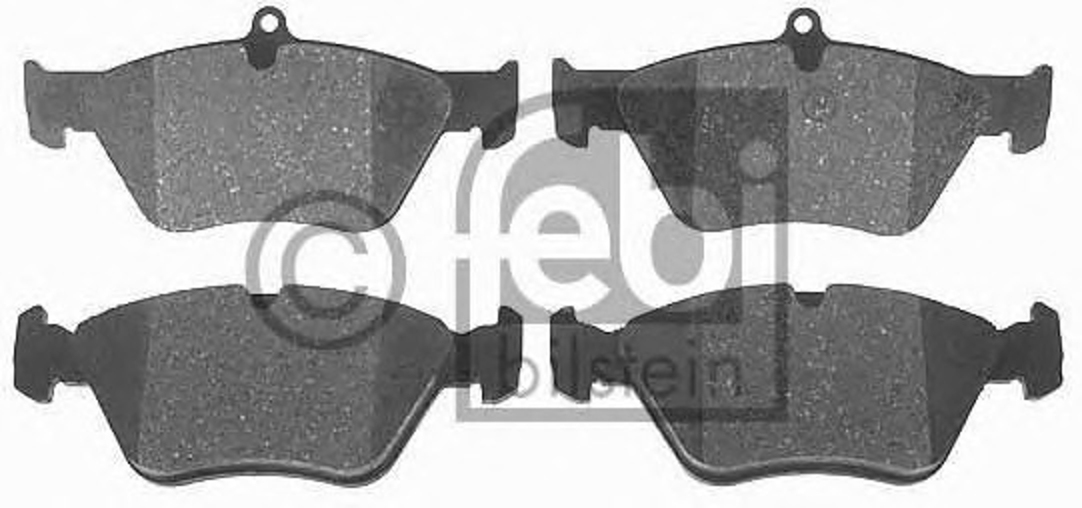 Комплект тормозных колодок дисковый тормоз FEBI BILSTEIN 16234