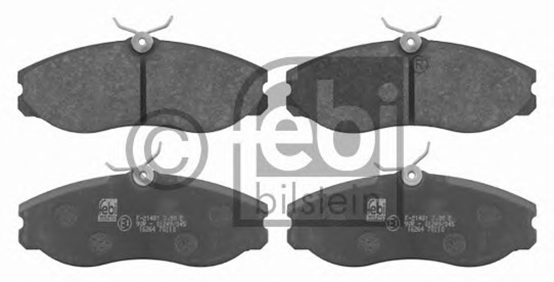 Колодки тормозные дисковые FEBI BILSTEIN 16264