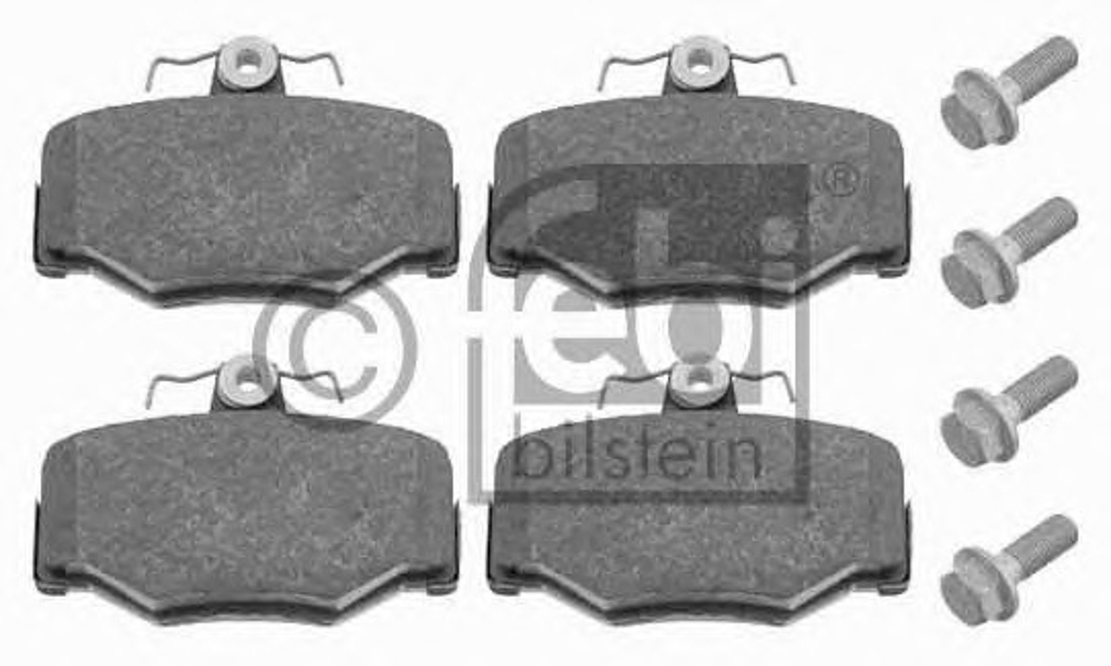 Комплект тормозных колодок дисковый тормоз FEBI BILSTEIN 16274