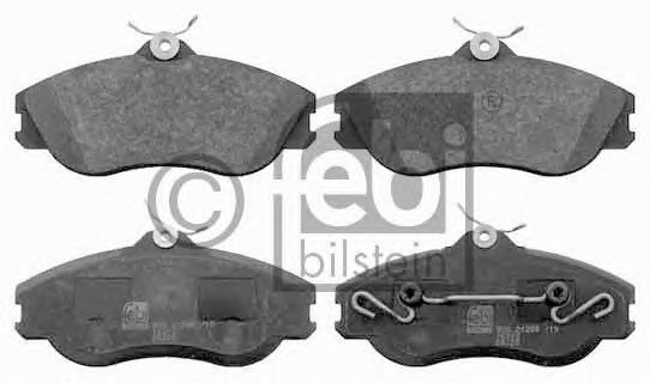 Комплект тормозных колодок дисковый тормоз FEBI BILSTEIN 16310