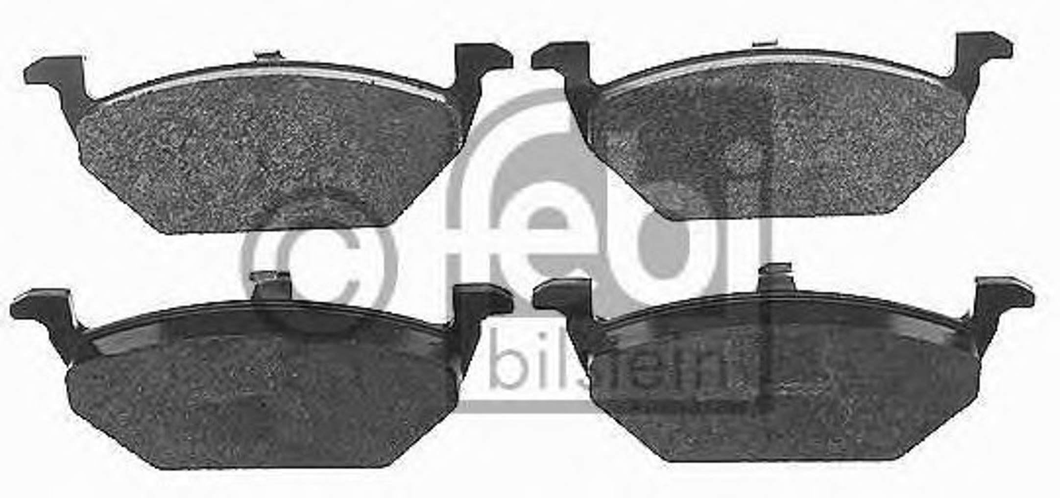 Комплект тормозных колодок дисковый тормоз FEBI BILSTEIN 16328