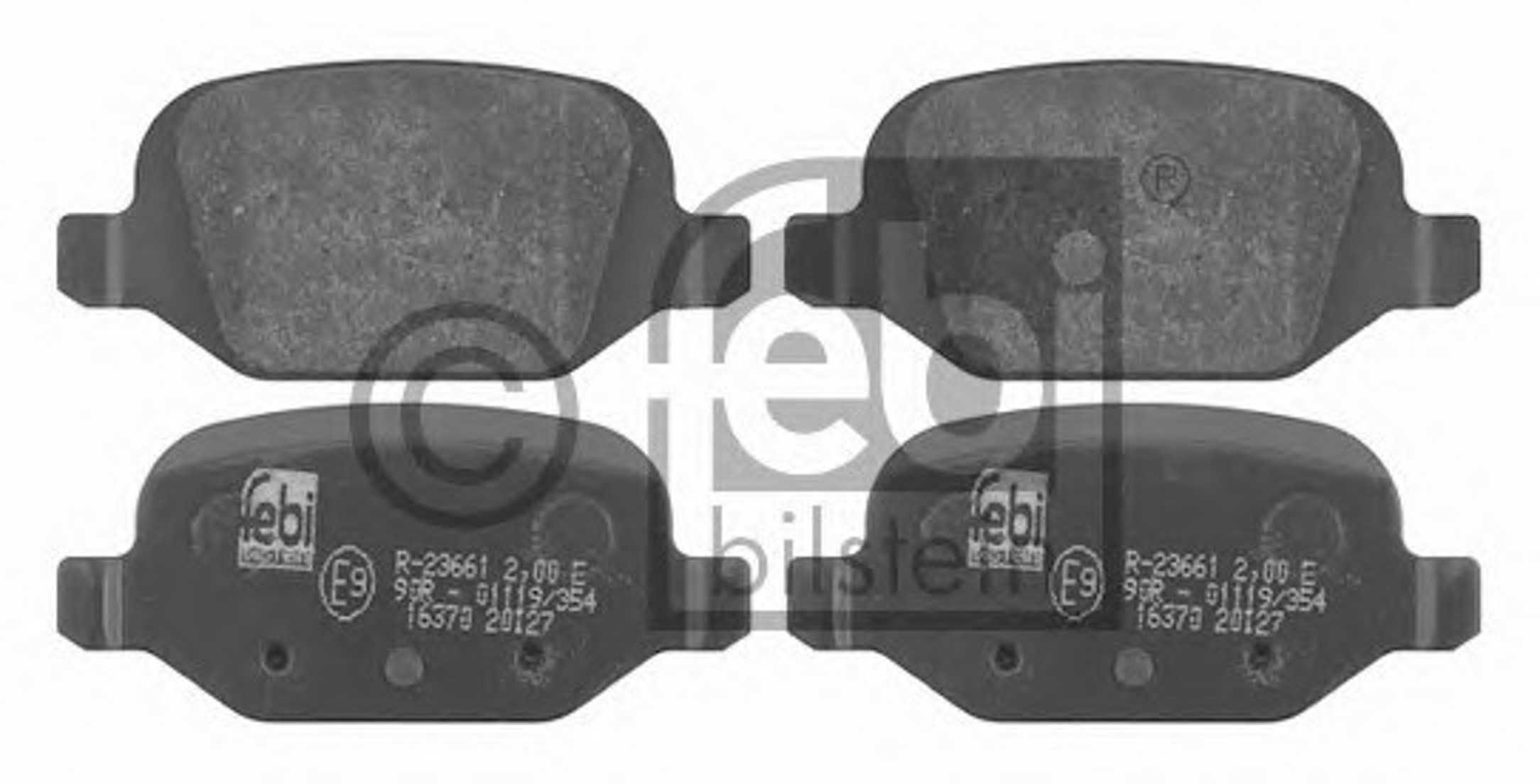 Колодки тормозные дисковые FEBI BILSTEIN 16370