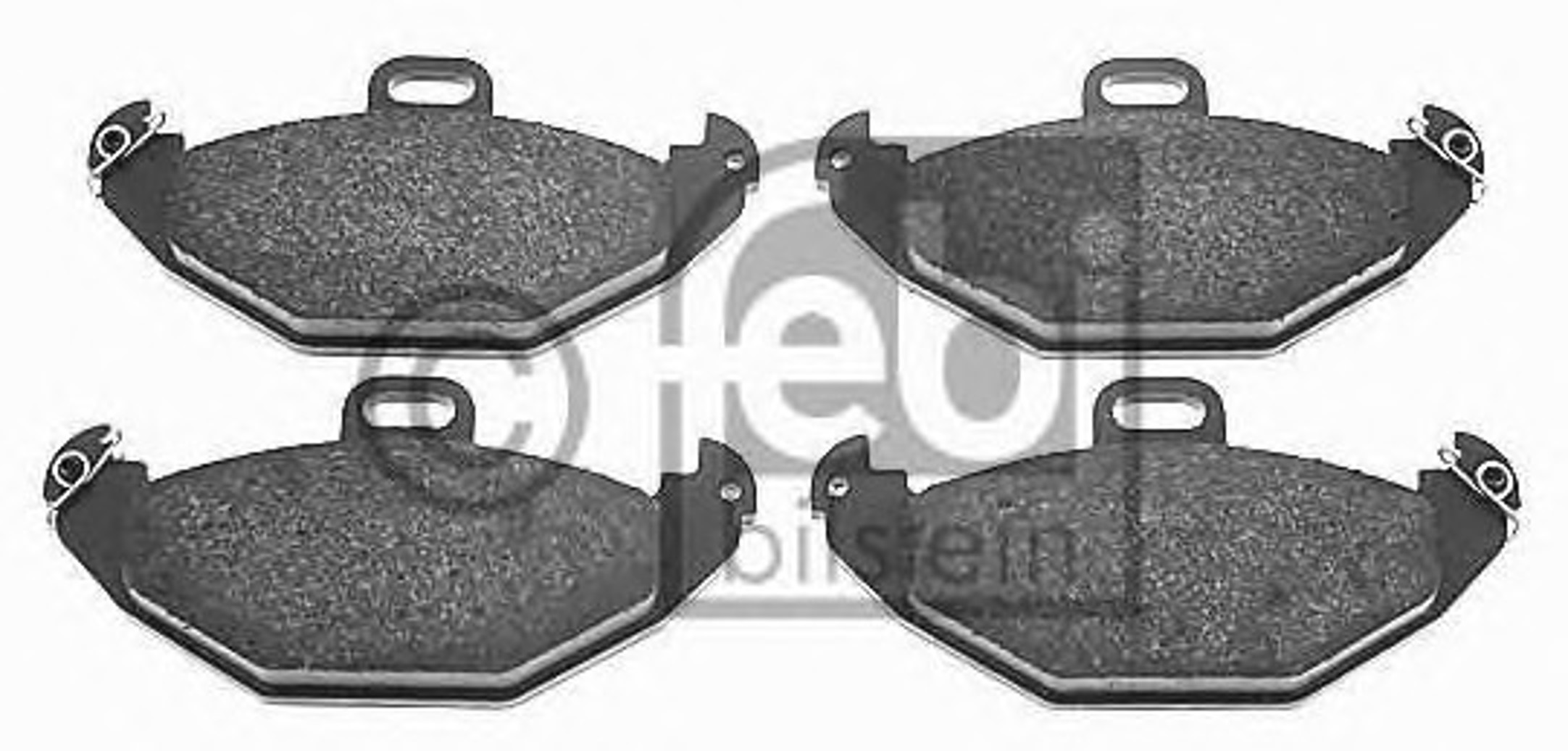 Комплект тормозных колодок дисковый тормоз FEBI BILSTEIN 16405