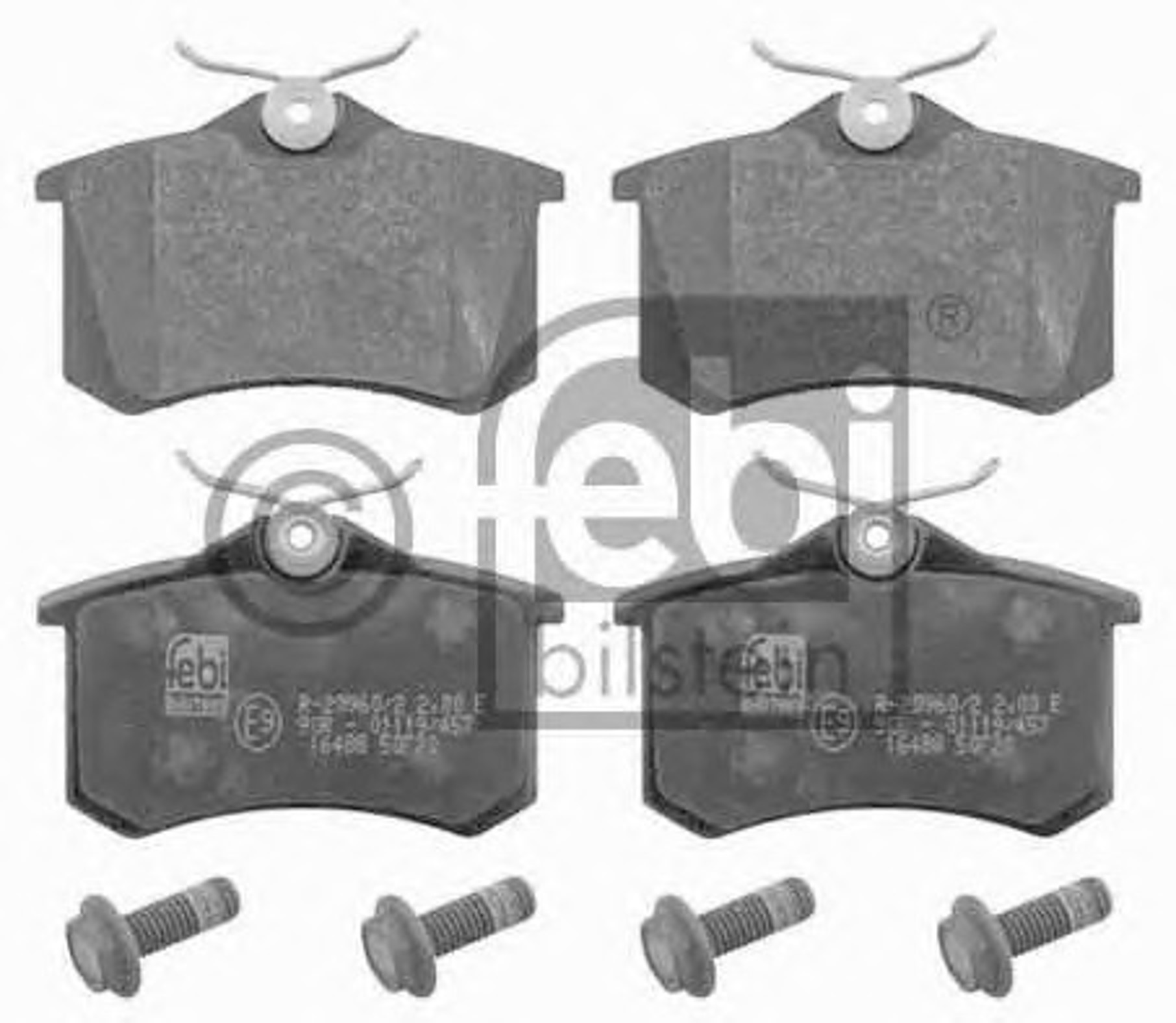 Колодки тормозные дисковые FEBI BILSTEIN 16488