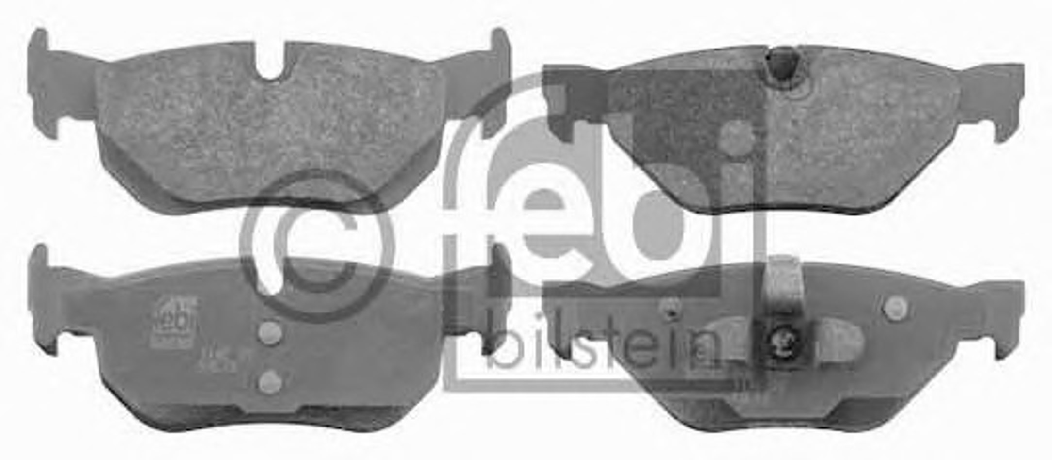 Комплект тормозных колодок дисковый тормоз FEBI BILSTEIN 16533