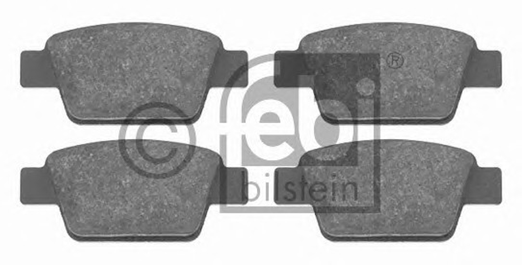 Комплект тормозных колодок дисковый тормоз FEBI BILSTEIN 16556