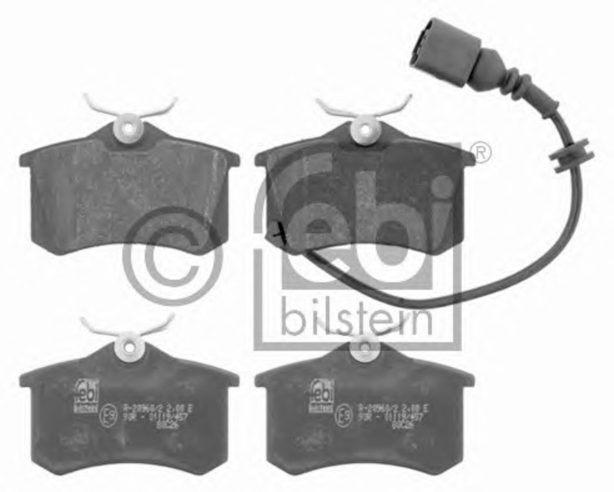 Колодки тормозные дисковые FEBI BILSTEIN 16639