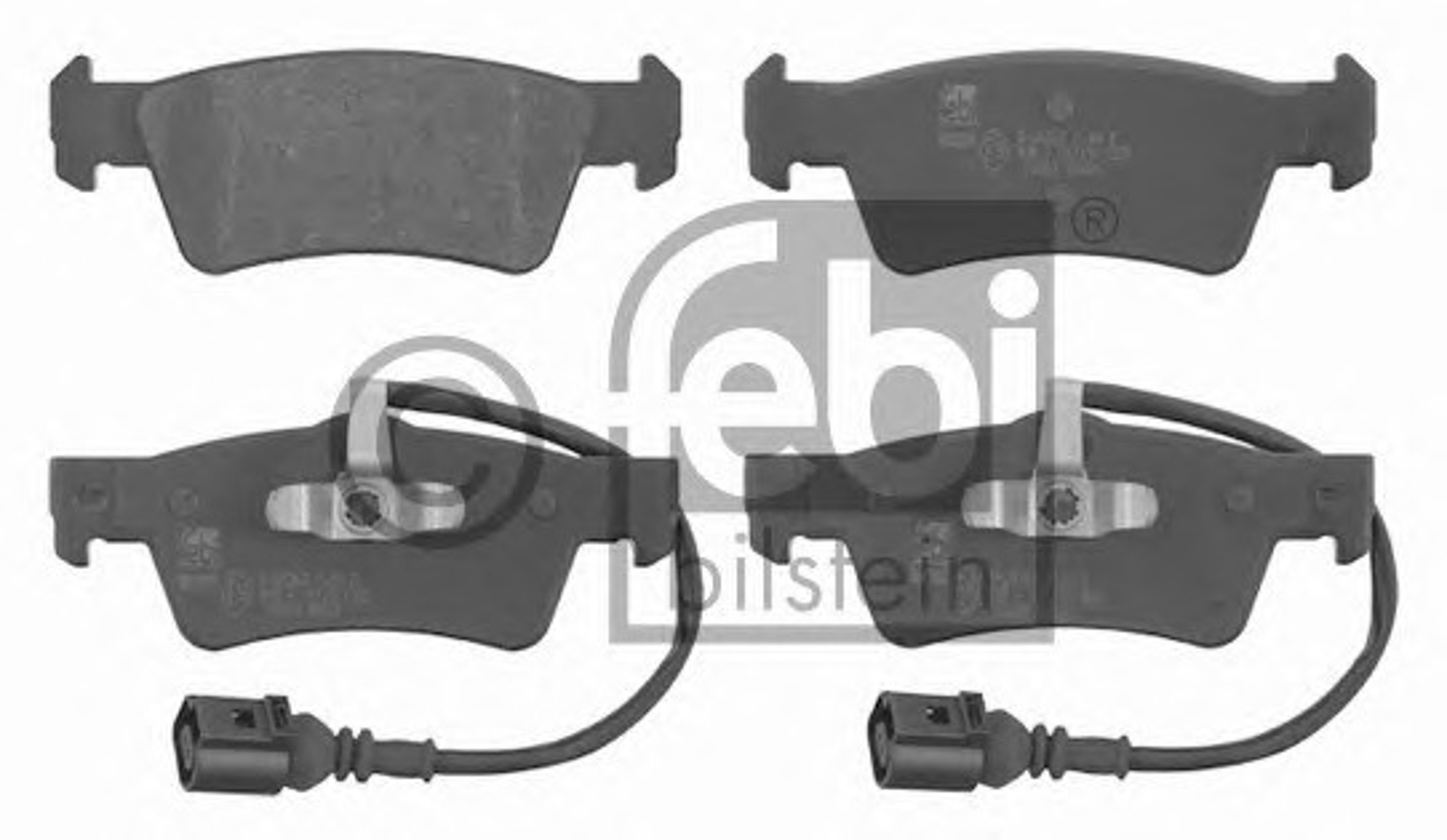 Комплект тормозных колодок дисковый тормоз FEBI BILSTEIN 16669