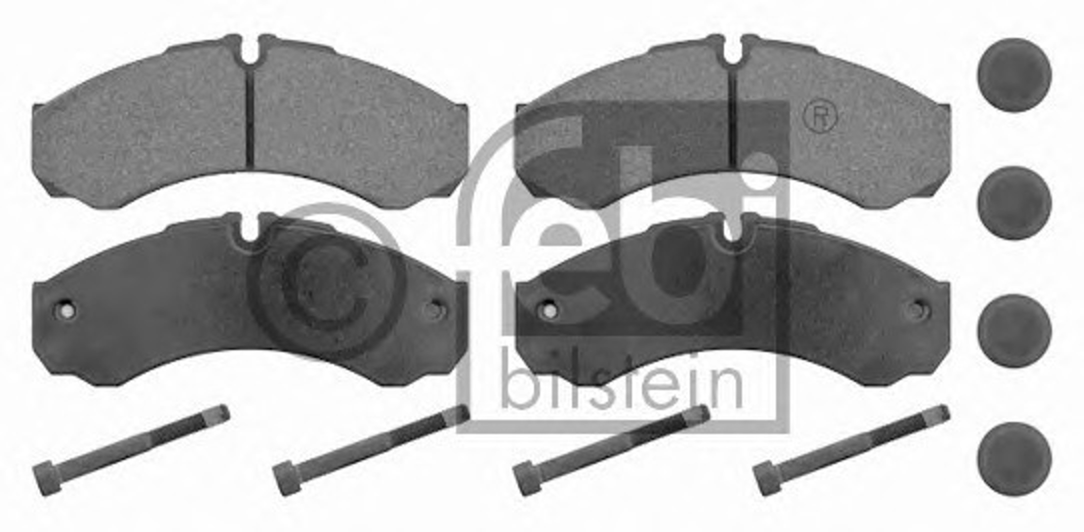 Колодки тормозные дисковые FEBI BILSTEIN 16705